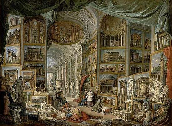 Giovanni Paolo Pannini Views of Ancient Rome Norge oil painting art